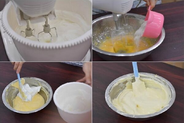 cách làm bánh bông lan phô mai bơ
