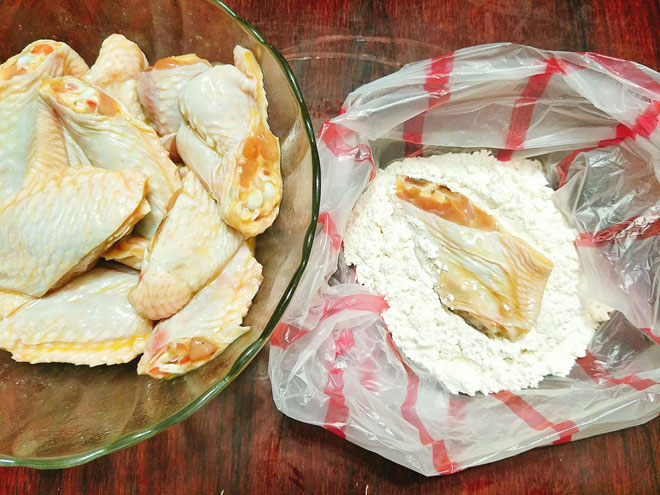 cách làm món cánh gà sốt trứng muối